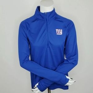 Nike Dri-Fit NY Giants half zip womens shirt
